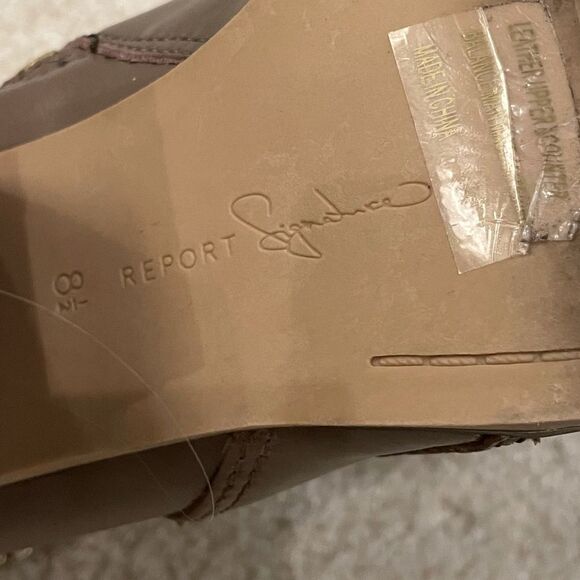 EUC Report Signature Taupe Osprey Booties Sz 8.5 - Picture 8 of 8